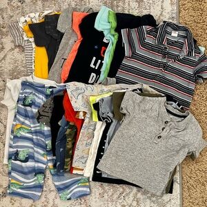 Baby Boy 32 Pieces Clothing Bundle